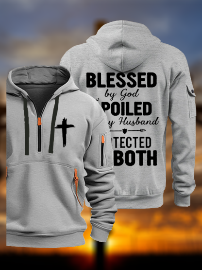 God Bless Jesus God Christian Zipper Hoodies