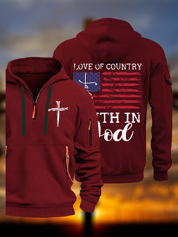 Faith In God Jesus God Christian Zipper Hoodies