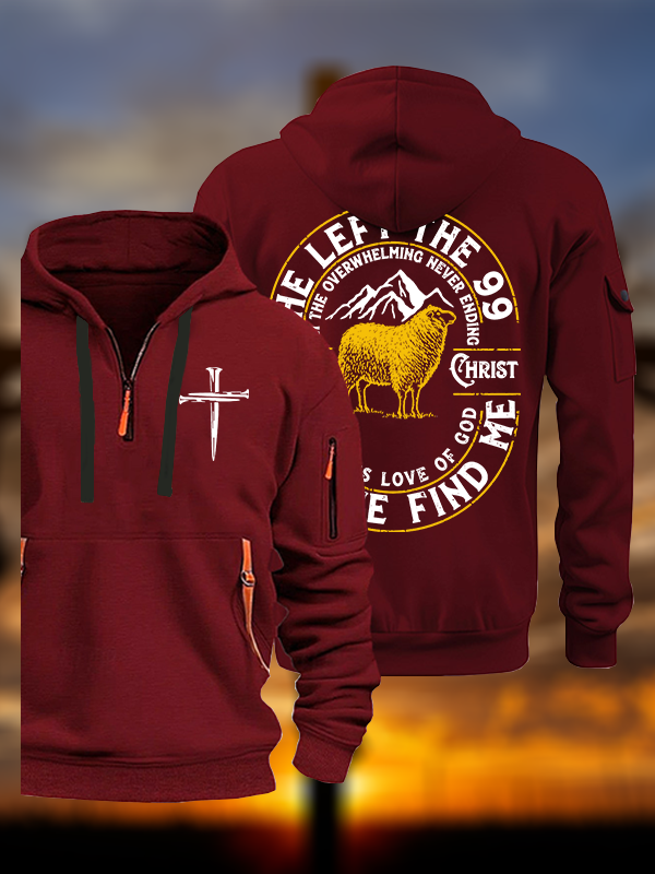 He Left The 99 Jesus God Christian Zipper Hoodies