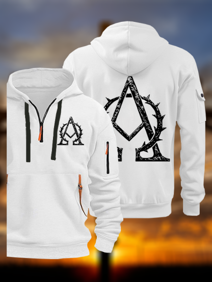 Alpha and Omega Jesus God Christian Zipper Hoodies