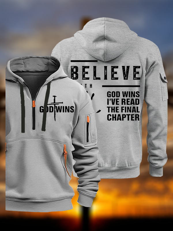 God Wins Jesus God Christian Zipper Hoodies