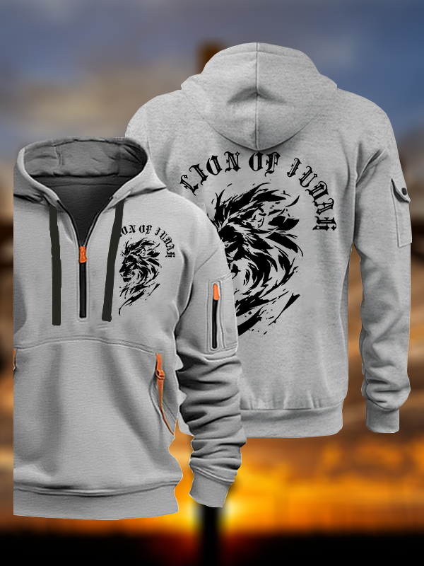 Lion Of Judah Jesus God Christian Zipper Hoodies