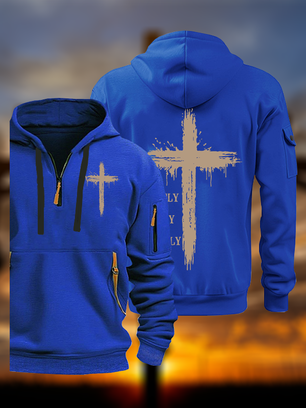Act Justly Love Mercy Walk Humbly Jesus God Christian Zipper Hoodies