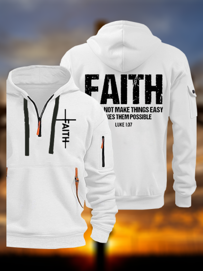 Faith Jesus God Christian Zipper Hoodies