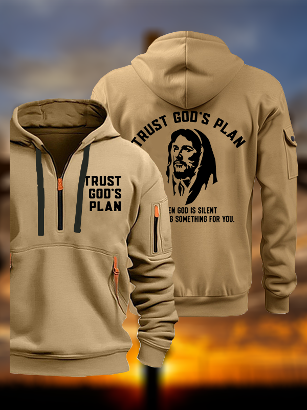 Trust God's Plan Jesus God Christian Zipper Hoodies