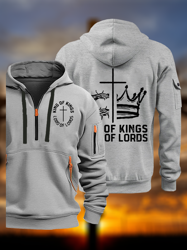 King Of Kings Lord Of Lords  Jesus God Christian Zipper Hoodies