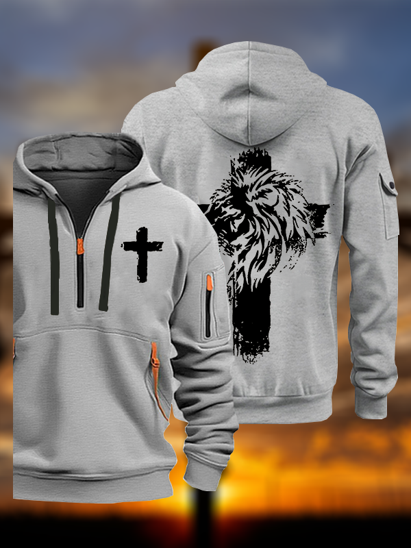 Fearless in Faith Jesus God Christian Zipper Hoodies