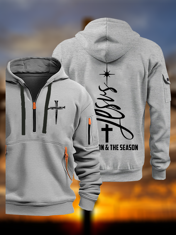 The Reason & The Season Jesus God Christian Zipper Hoodies