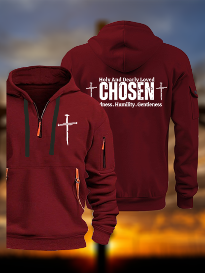 Chosen Jesus God Christian Zipper Hoodies