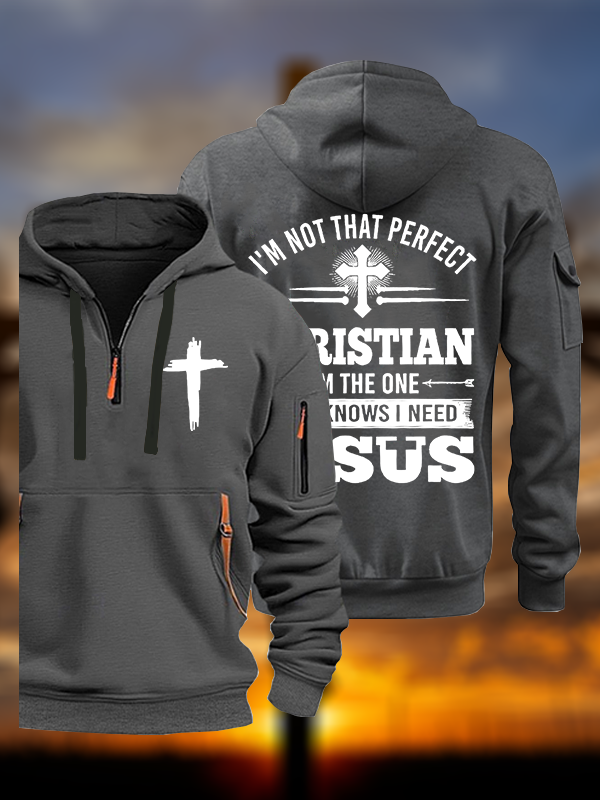 I'm Not That Perfect Jesus God Christian Zipper Hoodies