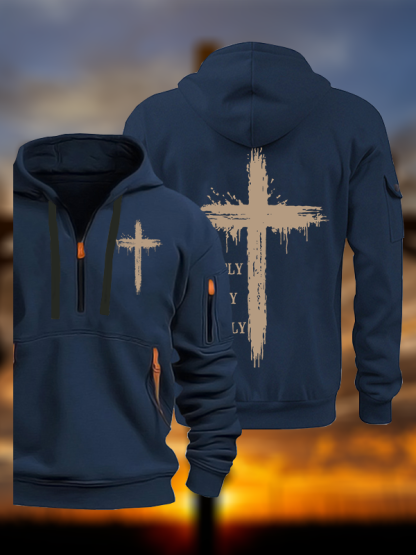 Act Justly Love Mercy Walk Humbly Jesus God Christian Zipper Hoodies