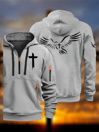 Wings Like Eagles Jesus God Christian Zipper Hoodies