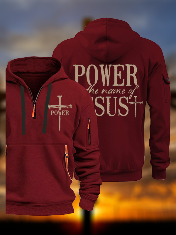 Power In The Name of Jesus Jesus God Christian Zipper Hoodies