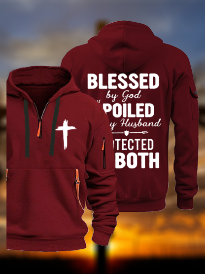 God Bless Jesus God Christian Zipper Hoodies