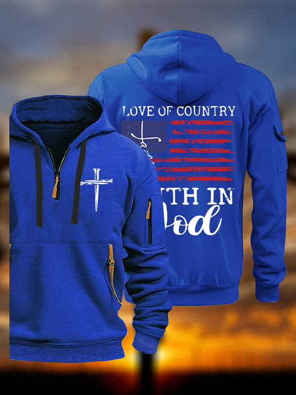 Faith In God Jesus God Christian Zipper Hoodies