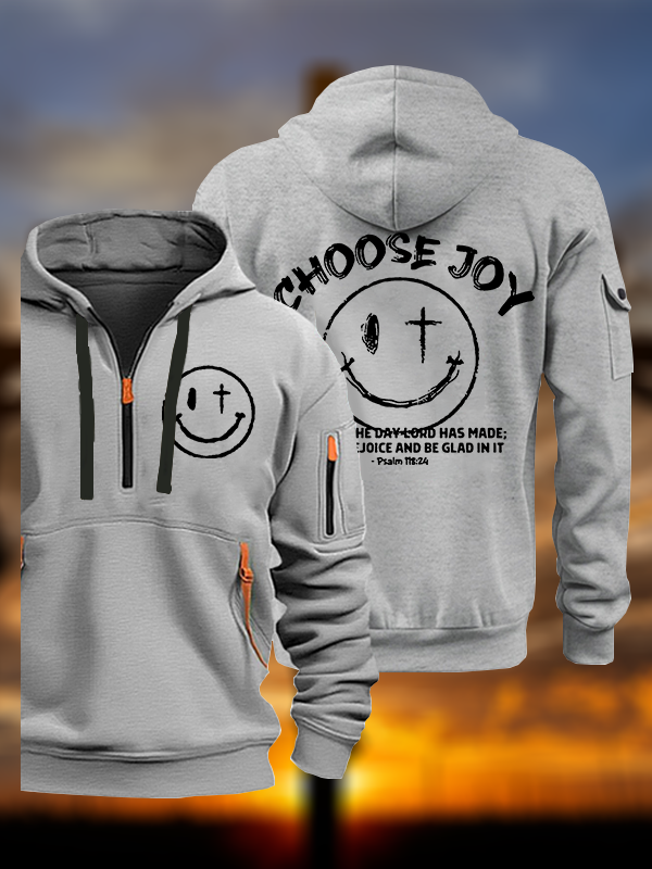 Choose Joy Jesus God Christian Zipper Hoodies