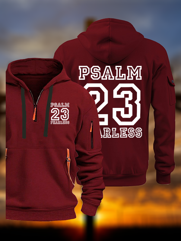 Psalm 23 Jesus God Christian Zipper Hoodies