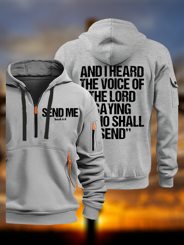 Send Me Isaiah 6:8 Jesus God Christian Zipper Hoodies