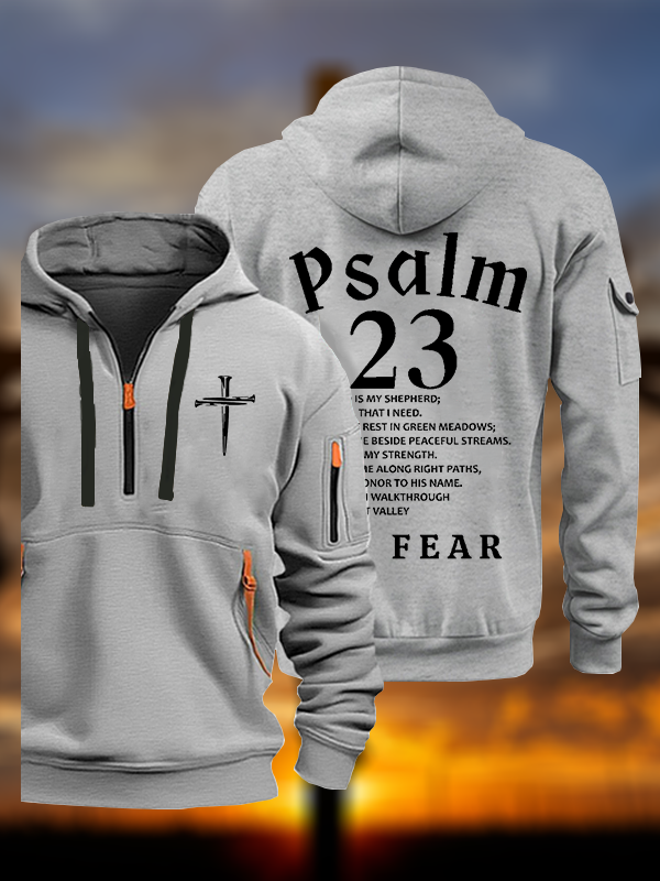 Psalm 23 Jesus God Christian Zipper Hoodies
