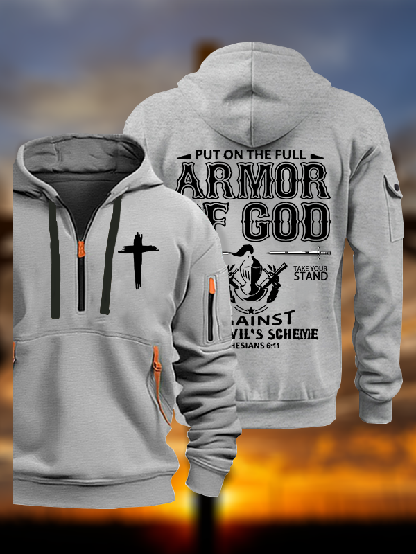 Armor of God Jesus God Christian Zipper Hoodies