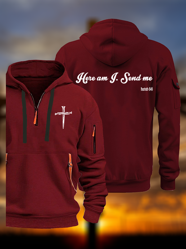 Isaiah 6:8 Jesus God Christian Zipper Hoodies
