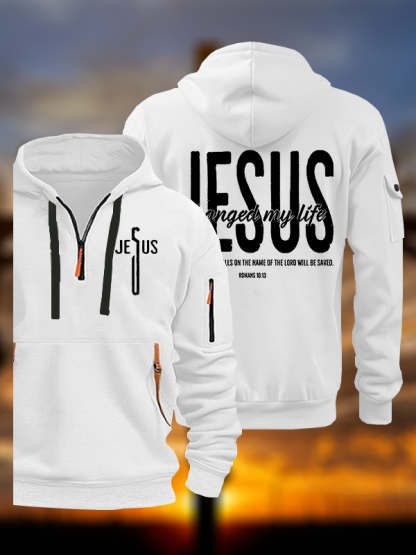 Jesus Changed My Life Jesus God Christian Zipper Hoodies