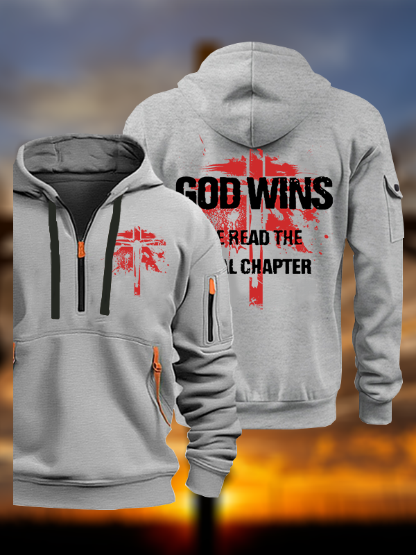 God Wins Jesus God Christian Zipper Hoodies