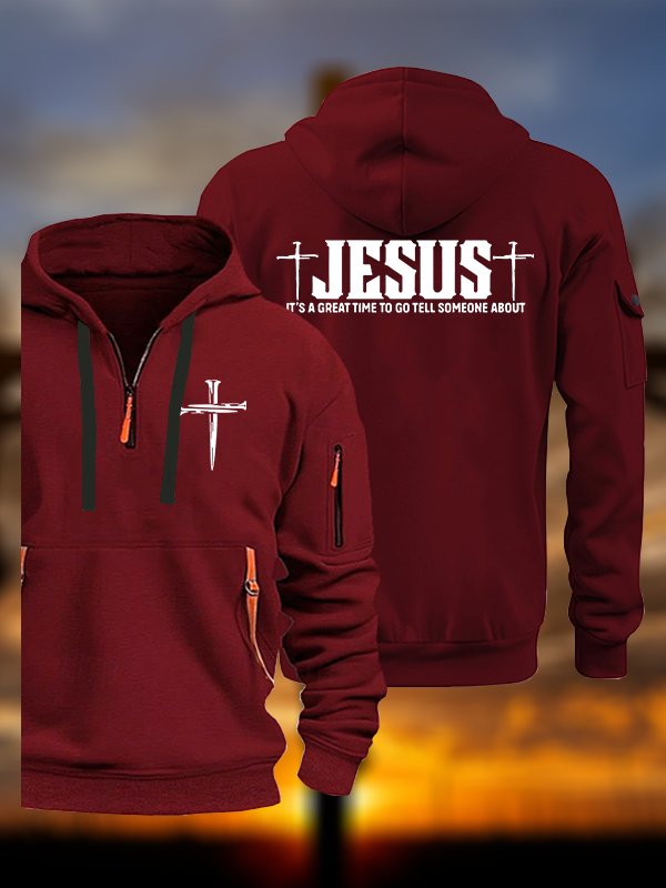 It’S A Great Time To Go Tell Someone About Jesus Jesus God Christian Zipper Hoodies