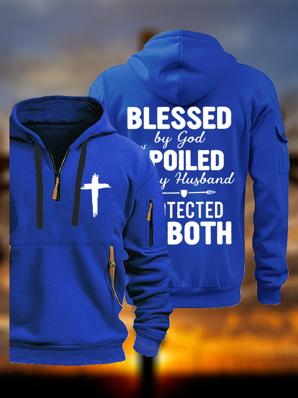God Bless Jesus God Christian Zipper Hoodies