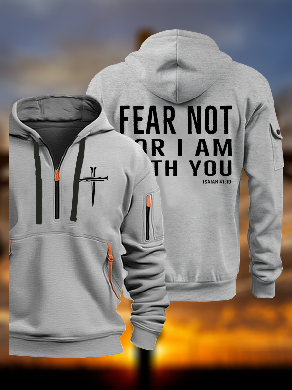 Fear Not  Jesus God Christian Zipper Hoodies