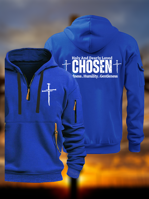 Chosen Jesus God Christian Zipper Hoodies