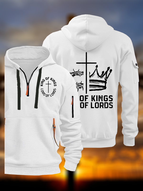 King Of Kings Lord Of Lords  Jesus God Christian Zipper Hoodies