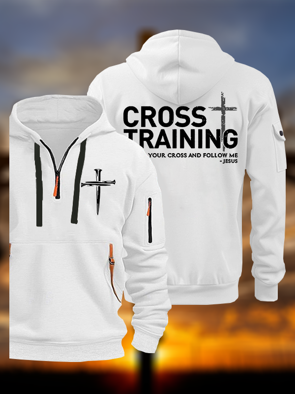 Cross Training Jesus God Christian Zipper Hoodies