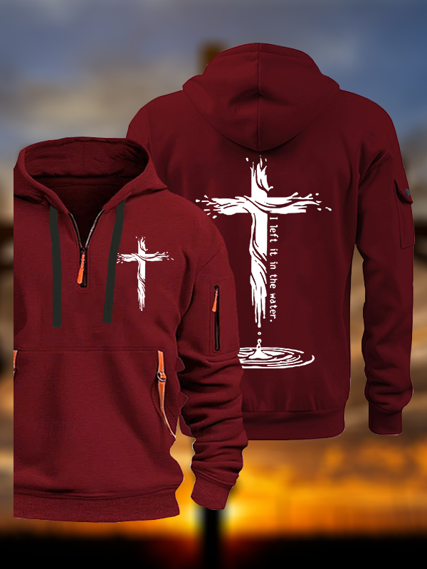 I Left It in the Water Jesus God Christian Zipper Hoodies