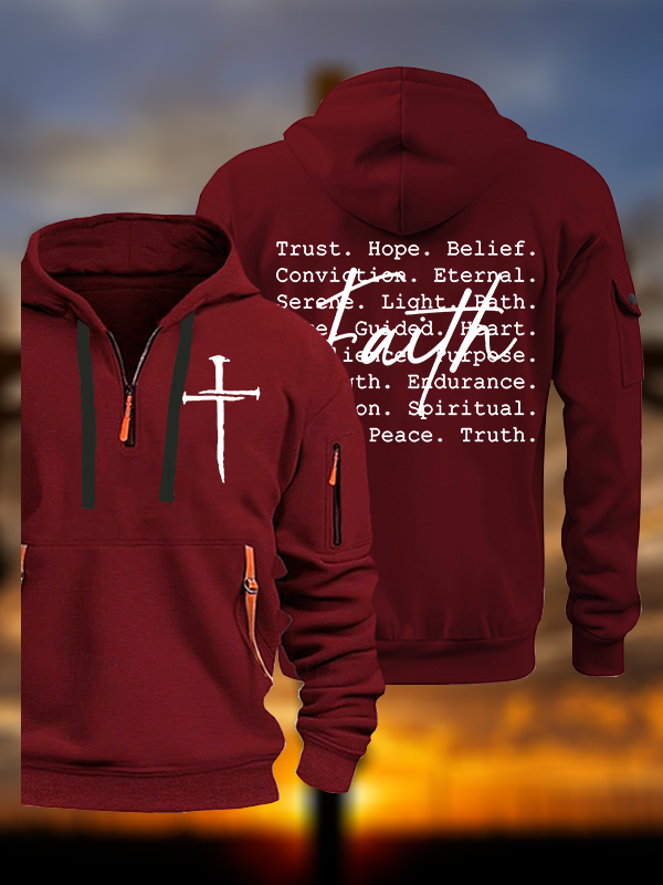 Faith Jesus God Christian Zipper Hoodies