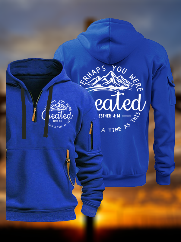 Perhaps You Were Created For Such A Time As This Jesus God Christian Zipper Hoodies