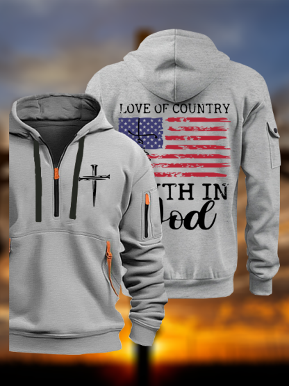 Faith In God Jesus God Christian Zipper Hoodies