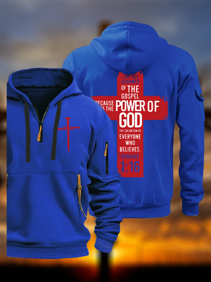 Romans 1 ：16 Jesus God Christian Zipper Hoodies