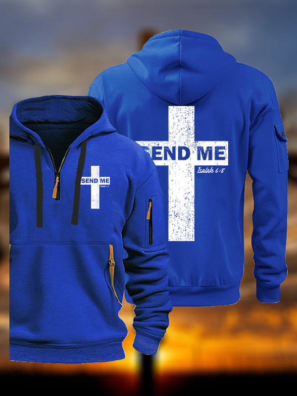 Send Me Isaiah 6:8 Jesus God Christian Zipper Hoodies