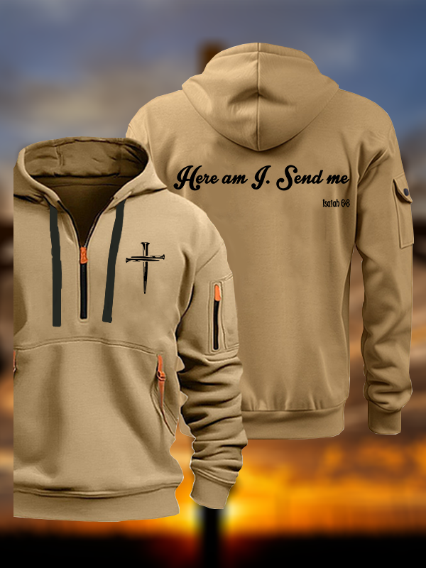 Isaiah 6:8 Jesus God Christian Zipper Hoodies