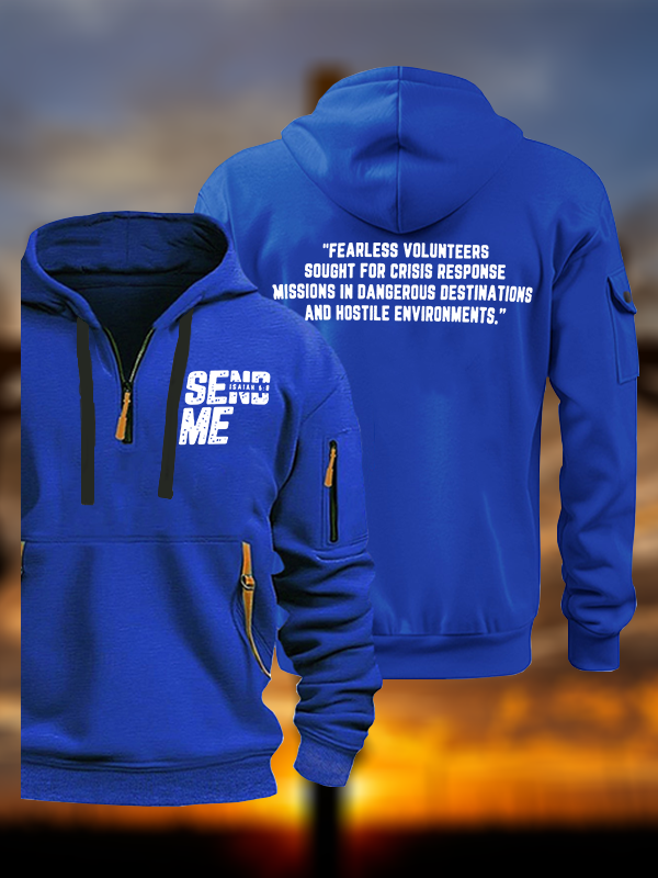 SEND ME - Isaiah 6:8  Jesus God Christian Zipper Hoodies