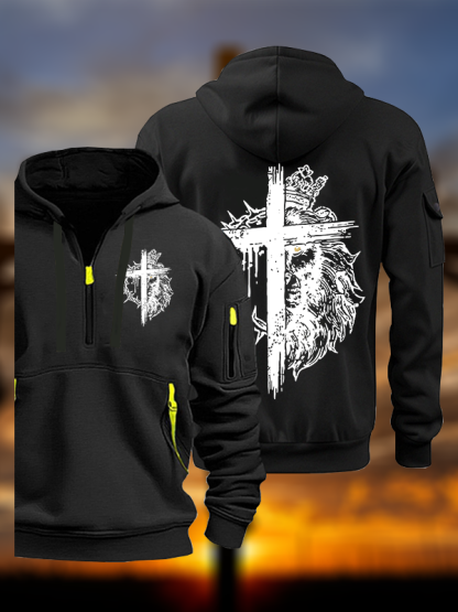 Lion of Judah Jesus God Christian Zipper Hoodies
