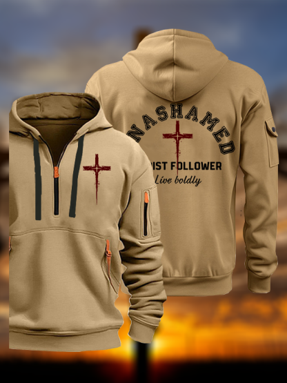 Unashamed Christ Follower Jesus God Christian Zipper Hoodies
