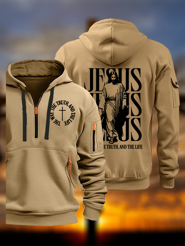 Jesus The Way The Truth And The Life  Jesus God Christian Zipper Hoodies