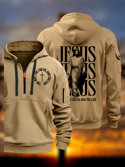 Jesus The Way The Truth And The Life  Jesus God Christian Zipper Hoodies