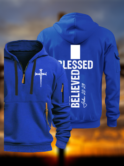Blessed Jesus God Christian Zipper Hoodies