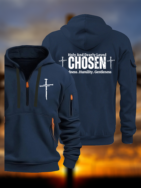 Chosen Jesus God Christian Zipper Hoodies