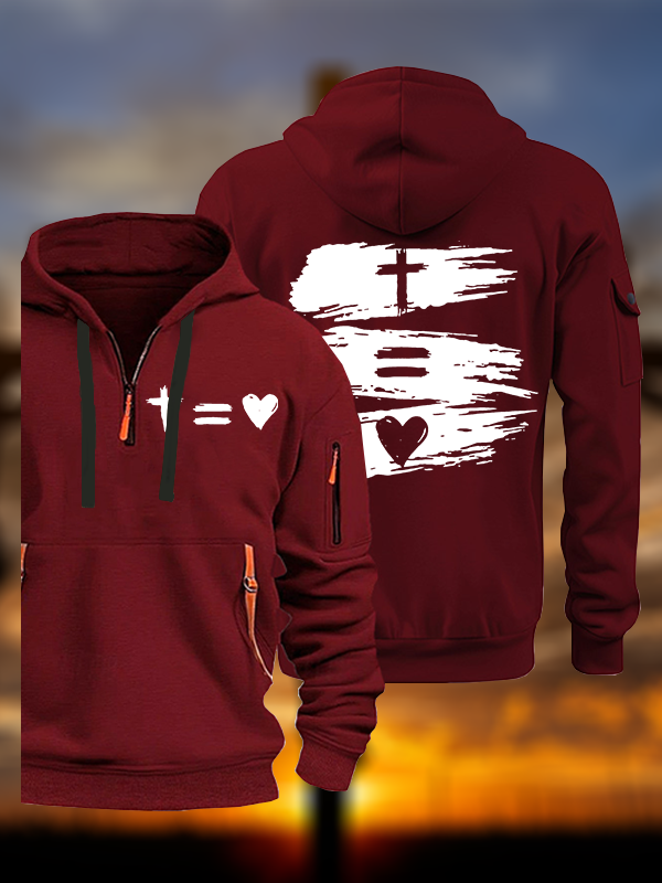 Jesus is Love Jesus God Christian Zipper Hoodies