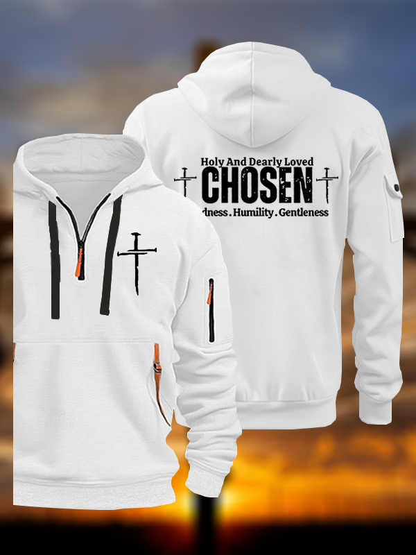 Chosen Jesus God Christian Zipper Hoodies