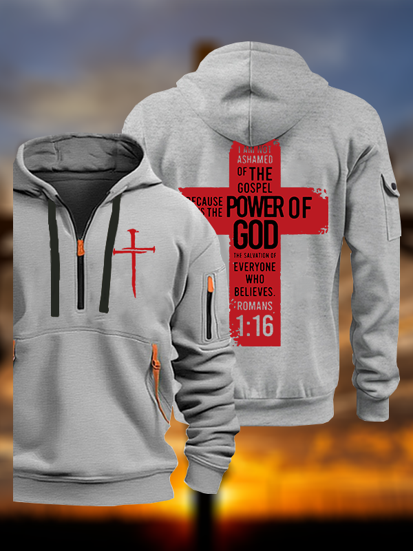 Romans 1 ：16 Jesus God Christian Zipper Hoodies